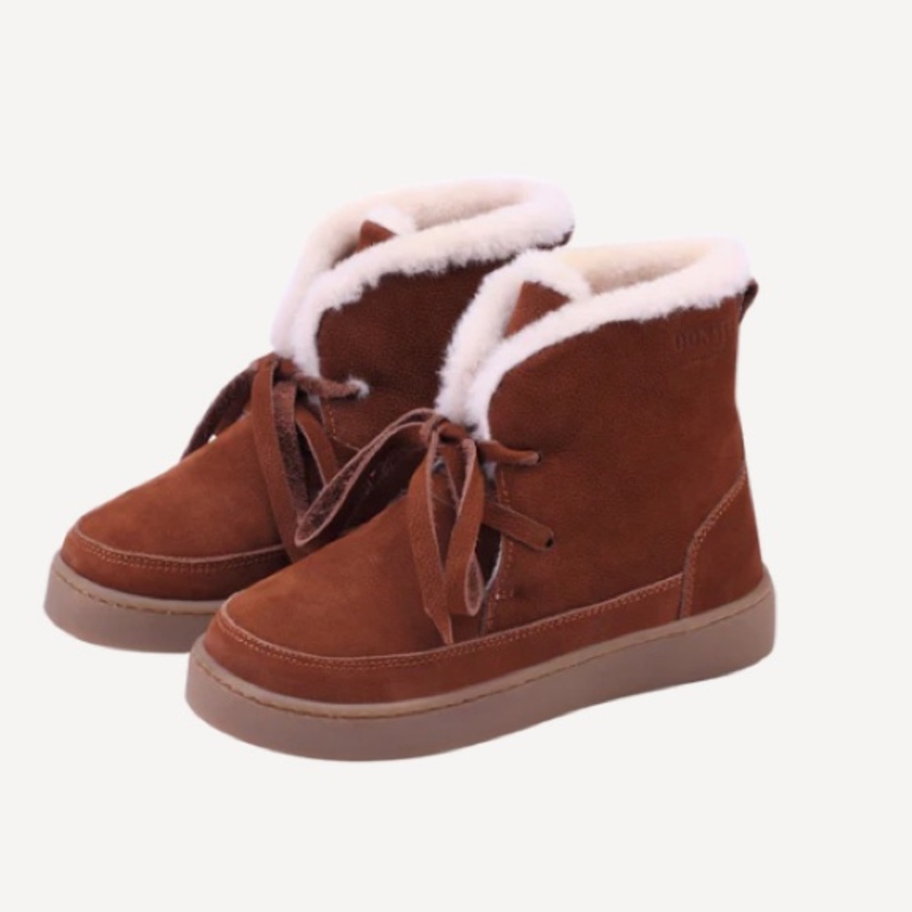 Donsje Betting Leather Cognac Boots NWT Size 33